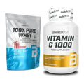Basis-Set: BioTech 100% Pure Whey + BioTech Vitamin C 1000 30 Tabl. – alle enthaltenen Artikel