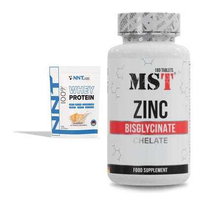 Basis-Set: NNT Whey + MST Zinc Chelate Bisglycinate – alle enthaltenen Artikel