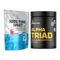 Basis-Set: BioTech 100% Pure Whey + Dedicated Alpha Triad 180 Tabl. – alle enthaltenen Artikel