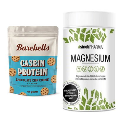 Basis-Set: Barebells Casein Protein + Sinob Magnesium Citrat – alle enthaltenen Artikel