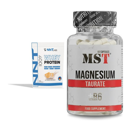 Basis-Set: NNT Whey + MST Magnesium Taurat – alle enthaltenen Artikel