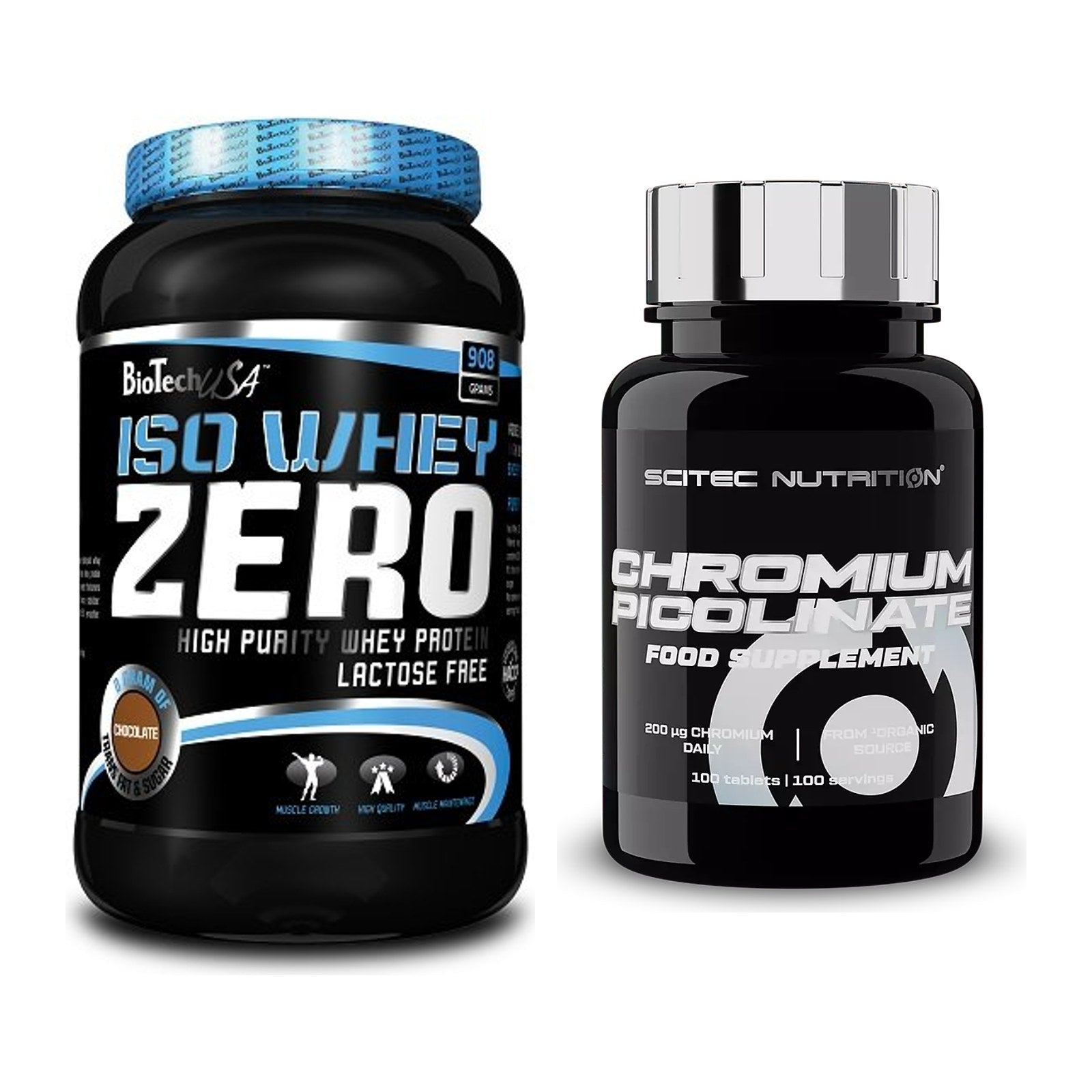 Basis-Set: BioTech Iso Whey Zero + Scitec Chromium Picolinate – alle enthaltenen Artikel