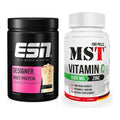 Basis-Set: ESN Designer Whey + MST Vitamin C 1000 + Zinc 100 – alle enthaltenen Artikel