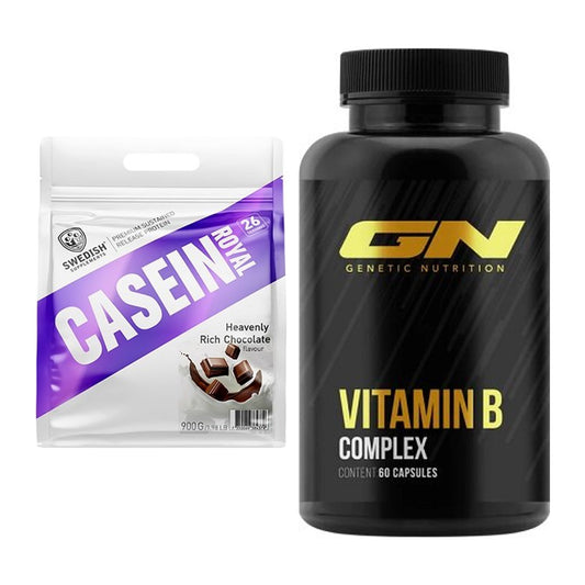Basis-Set: Swedish Supplements Casein Royal + GN Vitamin B-Complex – alle enthaltenen Artikel
