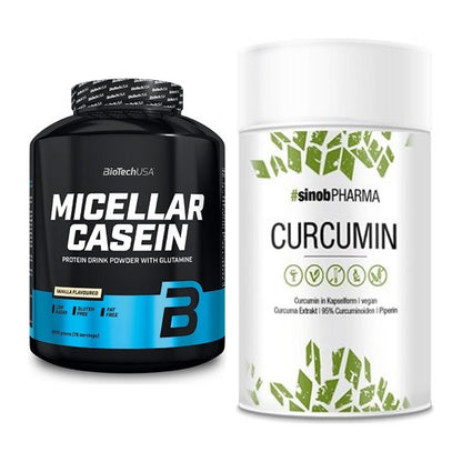 Basis-Set: BioTech Micellar Casein + Sinob Curcumin 95% – alle enthaltenen Artikel