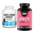 Basis-Set: BioTech 100% Pure Whey + ESN Athlete Stack:WOMEN – alle enthaltenen Artikel