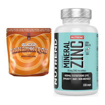 Basis-Set: Nanosupps Whey Protein + Nutrend Zinc Chelate 15mg – alle enthaltenen Artikel