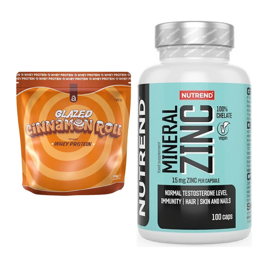 Basis-Set: Nanosupps Whey Protein + Nutrend Zinc Chelate 15mg – alle enthaltenen Artikel