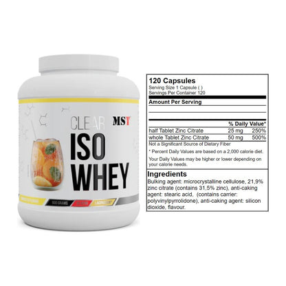 Basis-Set: MST Iso Clear + GN Zinc Citrate 120 Tabl. – alle enthaltenen Artikel