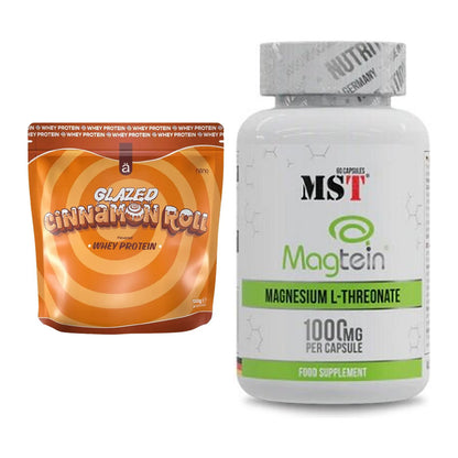 Basis-Set: Nanosupps Whey Protein + MST Magnesium L-Threonate Magtein – alle enthaltenen Artikel