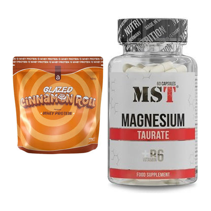 Basis-Set: Nanosupps Whey Protein + MST Magnesium Taurat – alle enthaltenen Artikel