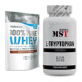 Basis-Set: BioTech 100% Pure Whey + MST Tryptophan 500mg – alle enthaltenen Artikel