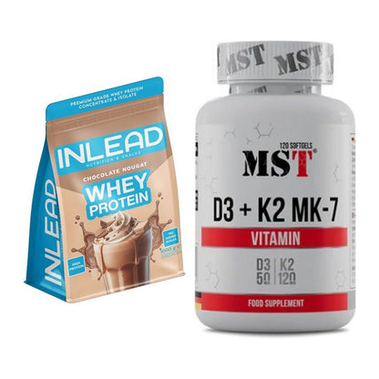 Basis-Set: INLEAD Whey Protein + MST Vitamin D3 + K2 + MK-7 – alle enthaltenen Artikel