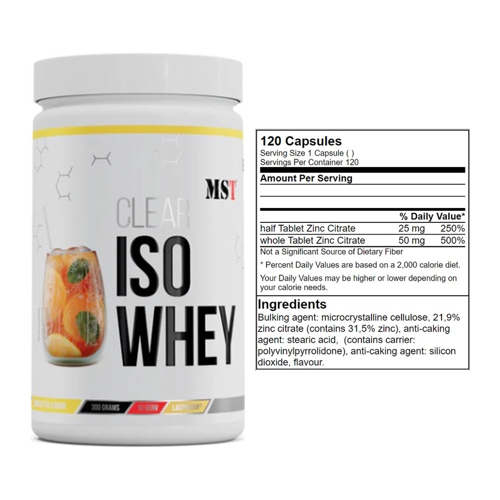 Basis-Set: MST Iso Clear + GN Zinc Citrate 120 Tabl. – alle enthaltenen Artikel