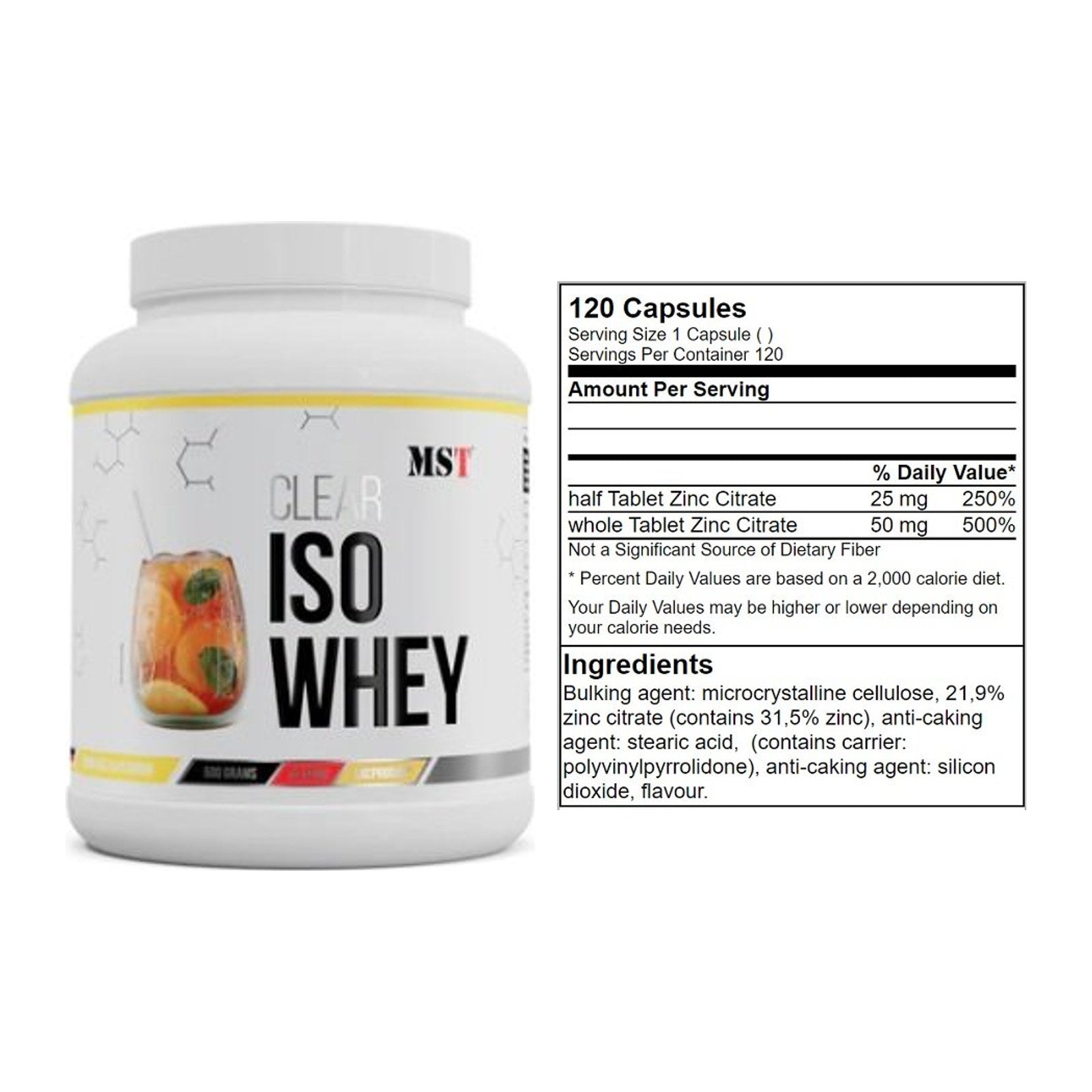 Basis-Set: MST Iso Clear + GN Zinc Citrate 120 Tabl. – alle enthaltenen Artikel