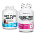Basis-Set: BioTech 100% Pure Whey + BioTech Multivitamin für Frau 60 – alle enthaltenen Artikel