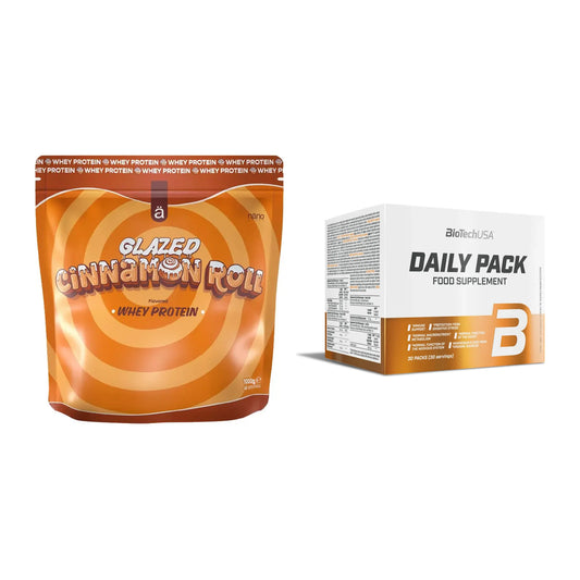 Basis-Set: Nanosupps Whey Protein + BioTech Daily Packs 30 Packs – alle enthaltenen Artikel