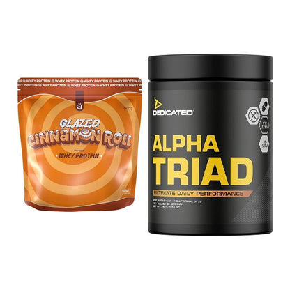 Basis-Set: Nanosupps Whey Protein + Dedicated Alpha Triad 180 Tabl. – alle enthaltenen Artikel