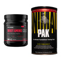 Basis-Set: Body Attack Whey Amino Gold + Universal Animal Pak 44 Serv. – alle enthaltenen Artikel