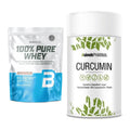 Basis-Set: BioTech 100% Pure Whey + Sinob Curcumin 95% – alle enthaltenen Artikel