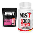 Basis-Set: ESN Designer Whey + MST B300 B-Complex 100 Pills – alle enthaltenen Artikel