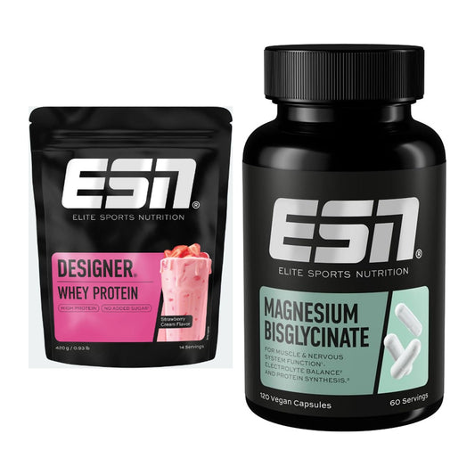 Basis-Set: ESN Designer Whey + ESN Magnesium Bisglycinat – alle enthaltenen Artikel