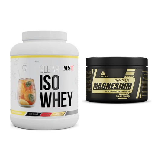 Basis-Set: MST Iso Clear + Peak Magnesium Citrat – alle enthaltenen Artikel