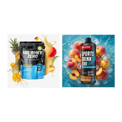 Basis-Set: BioTech Iso Whey Zero + Body Attack Sports Drink Zero – alle enthaltenen Artikel