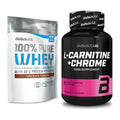 Basis-Set: BioTech 100% Pure Whey + BioTech L-Carnitine + Chrome – alle enthaltenen Artikel