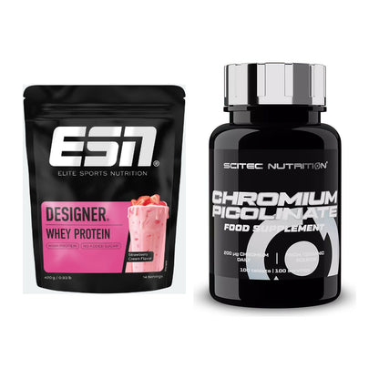 Basis-Set: ESN Designer Whey + Scitec Chromium Picolinate – alle enthaltenen Artikel