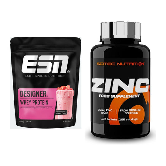 Basis-Set: ESN Designer Whey + Scitec Zinc – alle enthaltenen Artikel