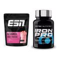 Basis-Set: ESN Designer Whey + Scitec Iron Pro – alle enthaltenen Artikel