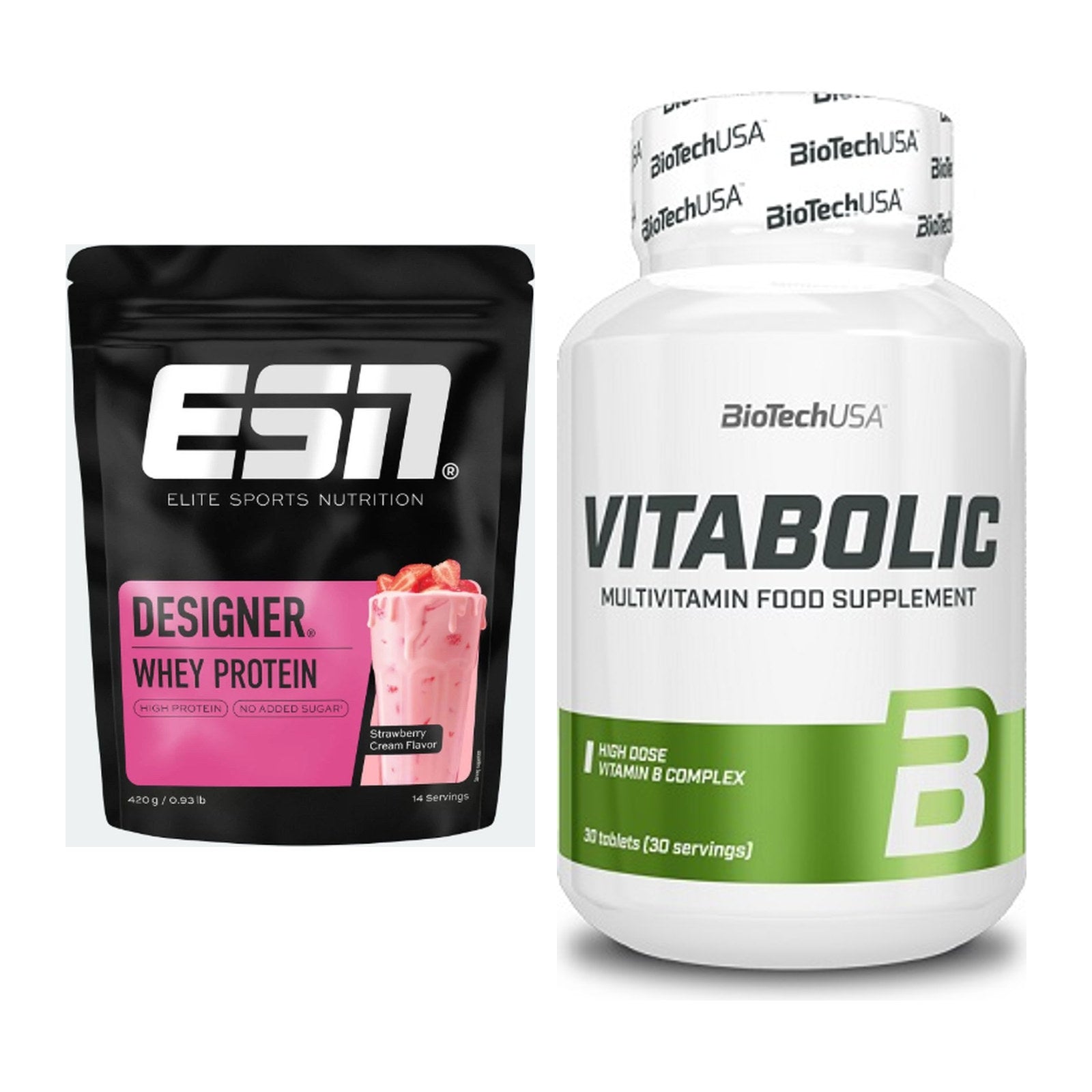Basis-Set: ESN Designer Whey + BioTech Vitabolic 30 Tabl. – alle enthaltenen Artikel