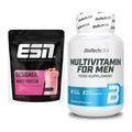 Basis-Set: ESN Designer Whey + BioTech Multivitamin for Men 60 – alle enthaltenen Artikel