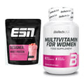Basis-Set: ESN Designer Whey + BioTech Multivitamin für Frau 60 – alle enthaltenen Artikel