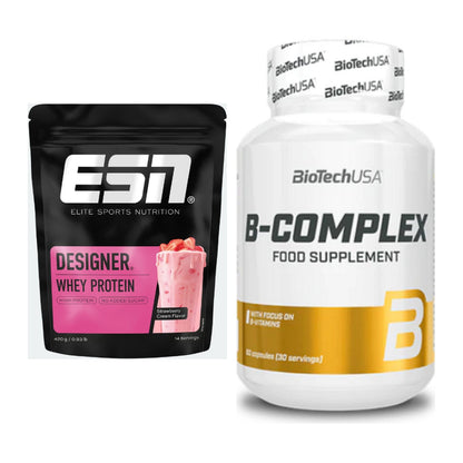 Basis-Set: ESN Designer Whey + BioTech B Complex 60 Tabl. – alle enthaltenen Artikel