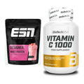 Basis-Set: ESN Designer Whey + BioTech Vitamin C 1000 30 Tabl. – alle enthaltenen Artikel