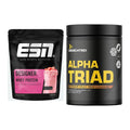 Basis-Set: ESN Designer Whey + Dedicated Alpha Triad 180 Tabl. – alle enthaltenen Artikel