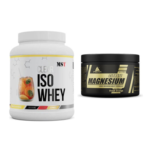 Basis-Set: MST Iso Clear + Peak Magnesium Citrat – alle enthaltenen Artikel