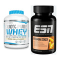 Grunnsett: BioTech 100% Pure Whey + ESN Vitamin Stack - alle varer inkludert
