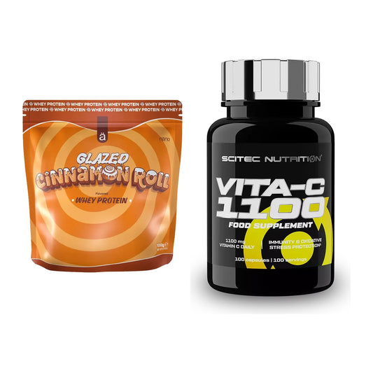 Basis-Set: Nanosupps Whey Protein + Scitec Vitamin C 1100 – alle enthaltenen Artikel