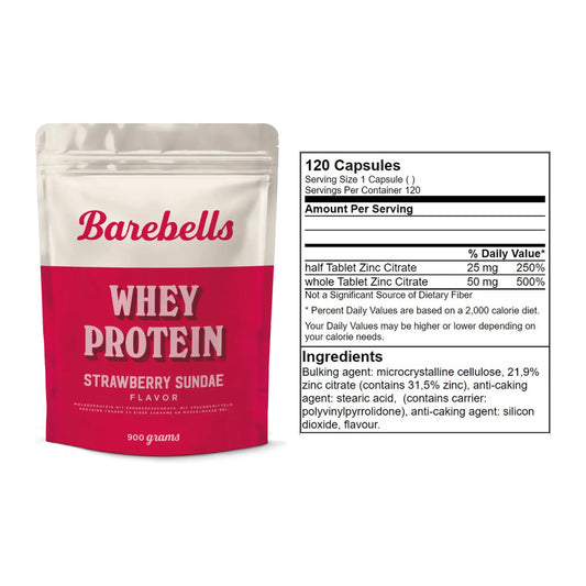 Basis-Set: Barebells Whey Protein + GN Zinc Citrate 120 Tabl. – alle enthaltenen Artikel