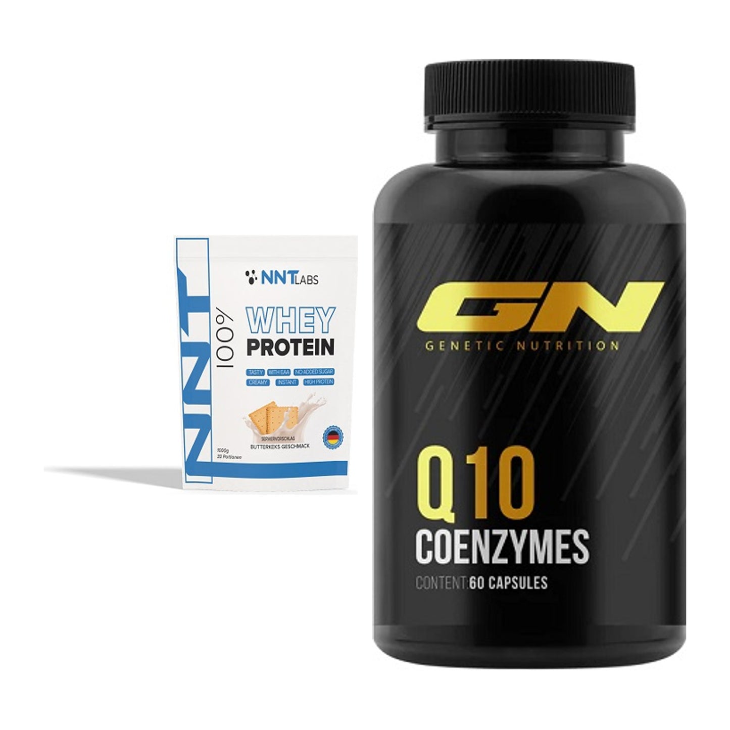 Basis-Set: NNT Whey + GN Q10 Health Line – alle enthaltenen Artikel