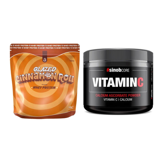 Basis-Set: Nanosupps Whey Protein + Sinob Vitamin C Calcium Ascorbate – alle enthaltenen Artikel