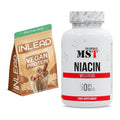 Basis-Set: INLEAD Vegan Protein + MST Niacin – alle enthaltenen Artikel