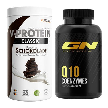Basis-Set: ProFuel VEGAN PROTEIN + GN Q10 Health Line – alle enthaltenen Artikel