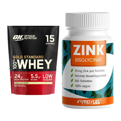 Basis-Set: ON Whey Gold Standard + ProFuel Zink Bisclycinat – alle enthaltenen Artikel