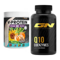 Basis-Set: ProFuel V-Protein Vegan 8K Blend + GN Q10 Health Line – alle enthaltenen Artikel