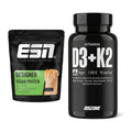 Basis-Set: ESN Designer Vegan Protein + Big Zone Vitamin D3 + K2 – alle enthaltenen Artikel