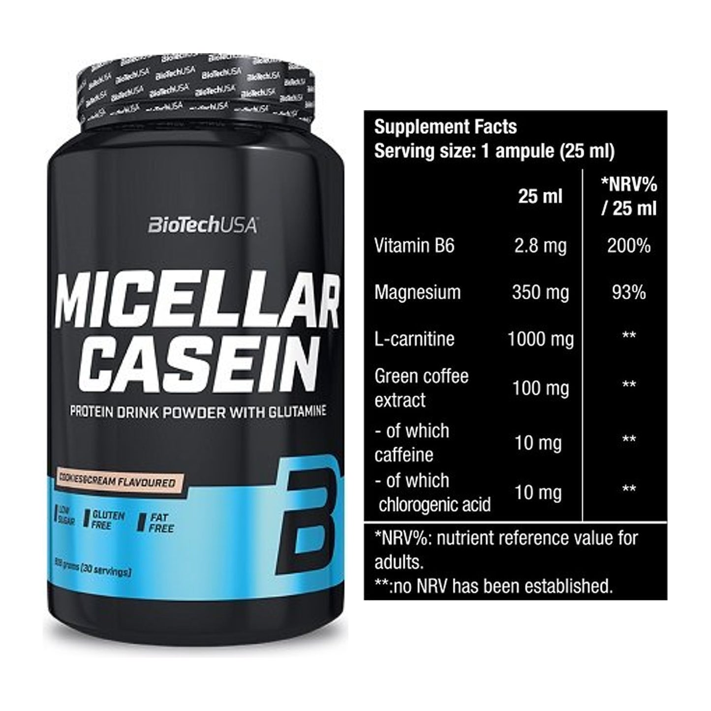 Basis-Set: BioTech Micellar Casein + BioTech Magna Shot – alle enthaltenen Artikel